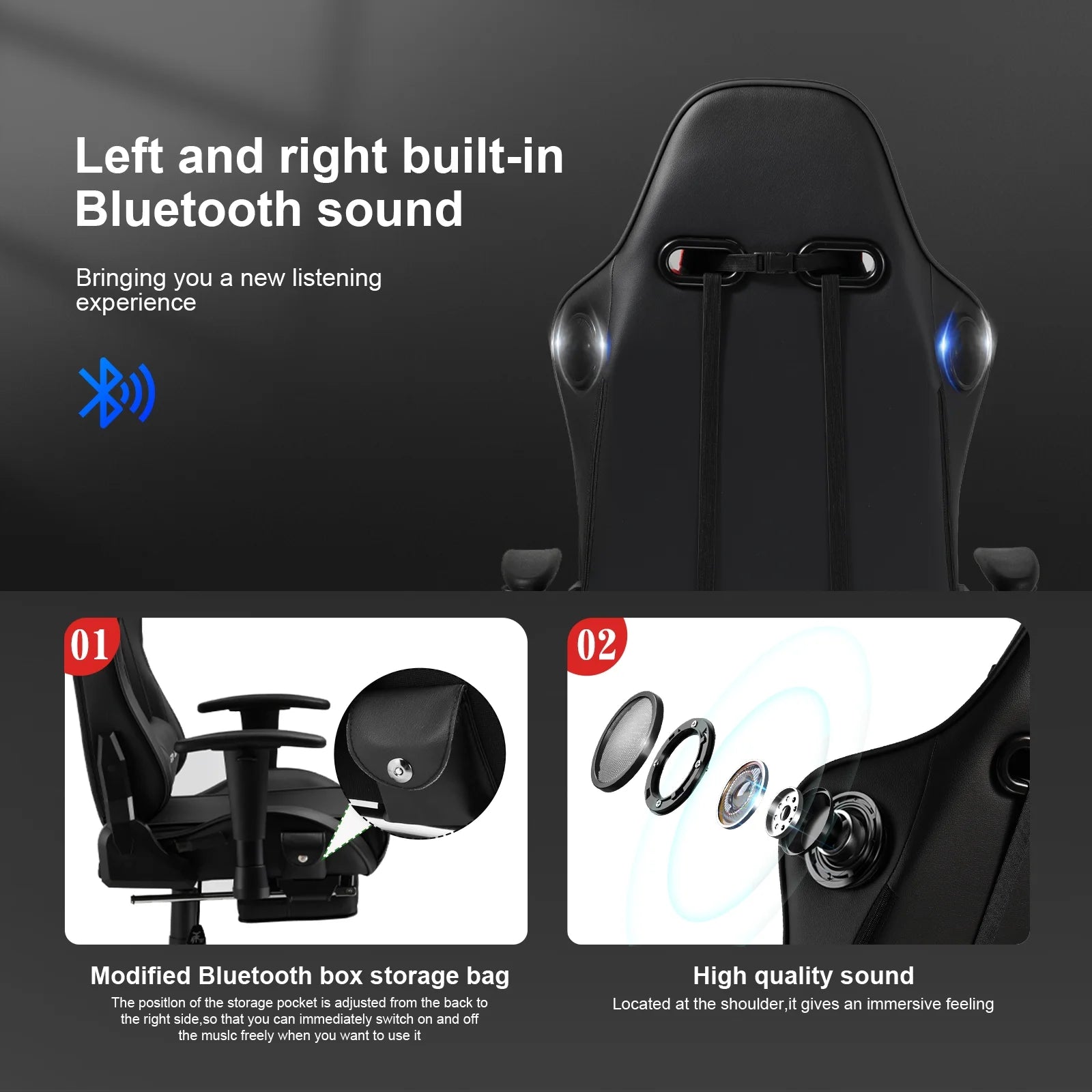 Transform Your Gaming Setup with the GTRACING Music Gaming Chair! 🎮🪑 Experience ultimate comfort and style with its ergonomic design and cozy footrest! #GTRACING #GamingChair #LevelUpYourGame