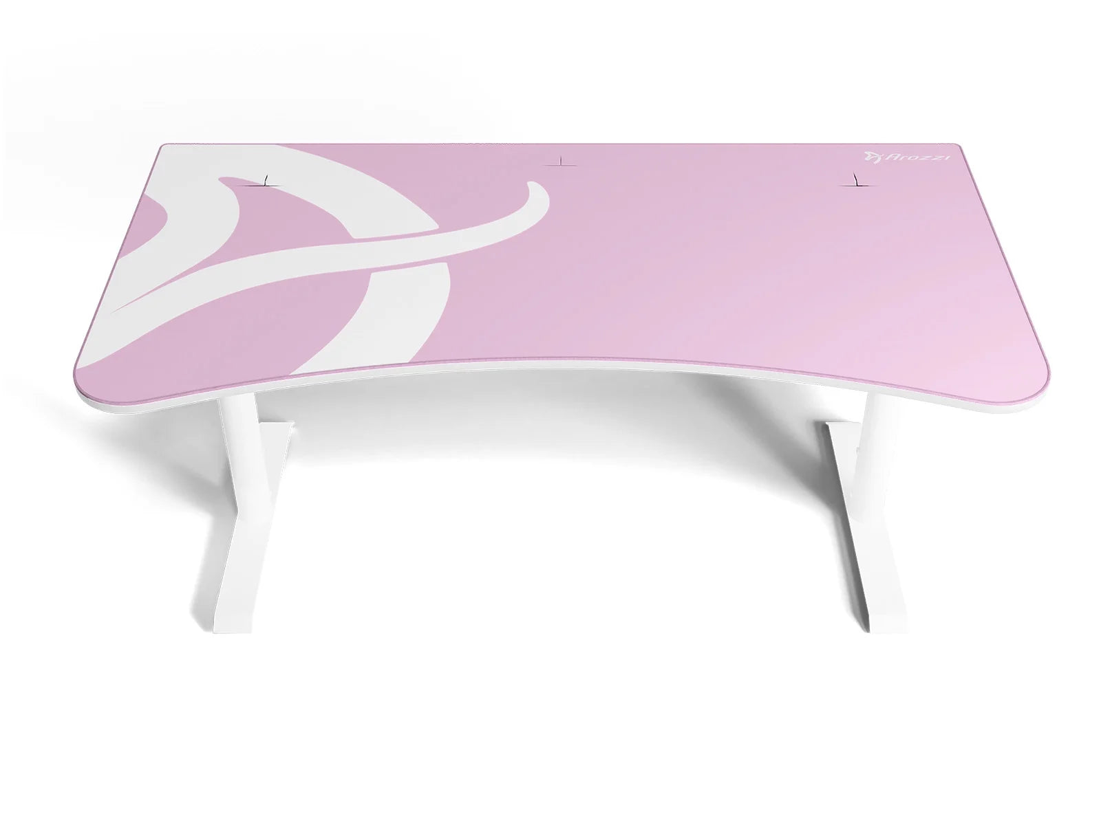 Arena Gaming Desk - White Pink