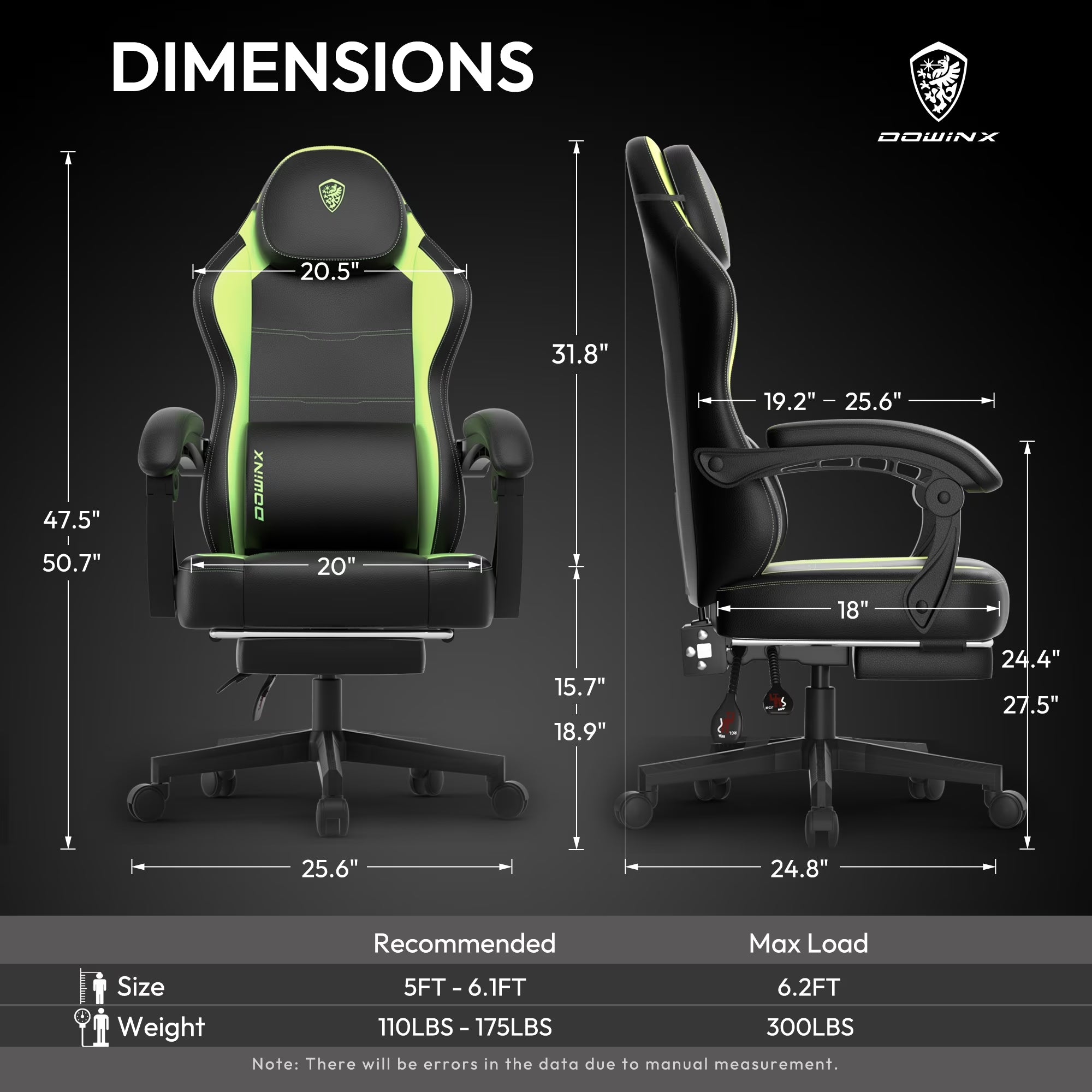 Level Up Your Comfort! 🎮✨ Check Out This Ergonomic Gaming Chair with Footrest & Massage Support - Perfect for Gaming & Office Use! 💺💚 #GamingChair #Comfort #Ergonomics