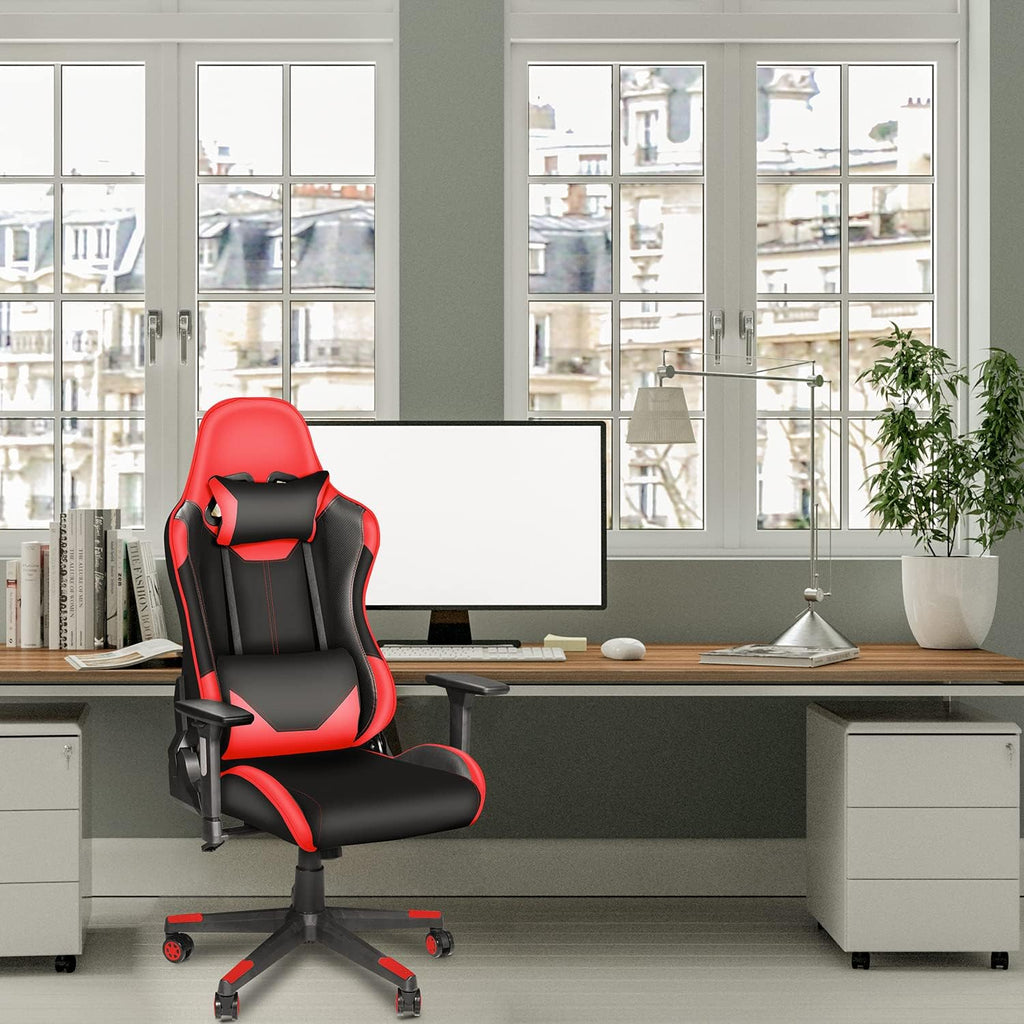 Level Up Your Gaming Experience with Our Ergonomic High Back Chair! Perfect for Teens, Supports Up to 400Lbs, Complete with Headrest & Lumbar Support! 🔥🕹️ #GamingChair #Comfort #GameOn
