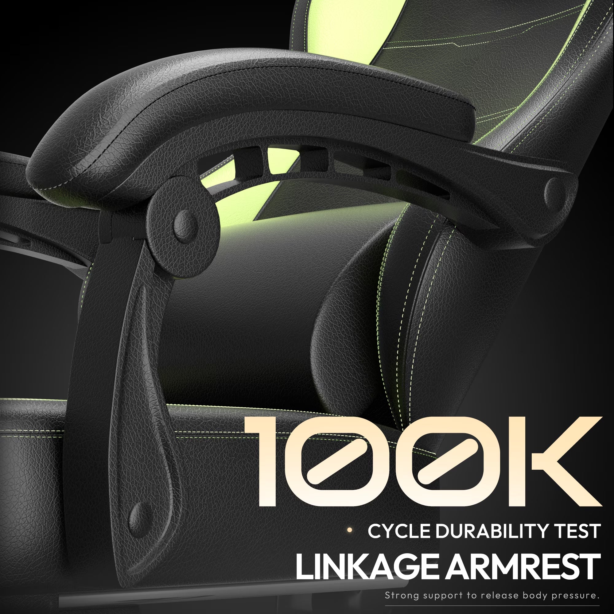 Level Up Your Comfort! 🎮✨ Check Out This Ergonomic Gaming Chair with Footrest & Massage Support - Perfect for Gaming & Office Use! 💺💚 #GamingChair #Comfort #Ergonomics