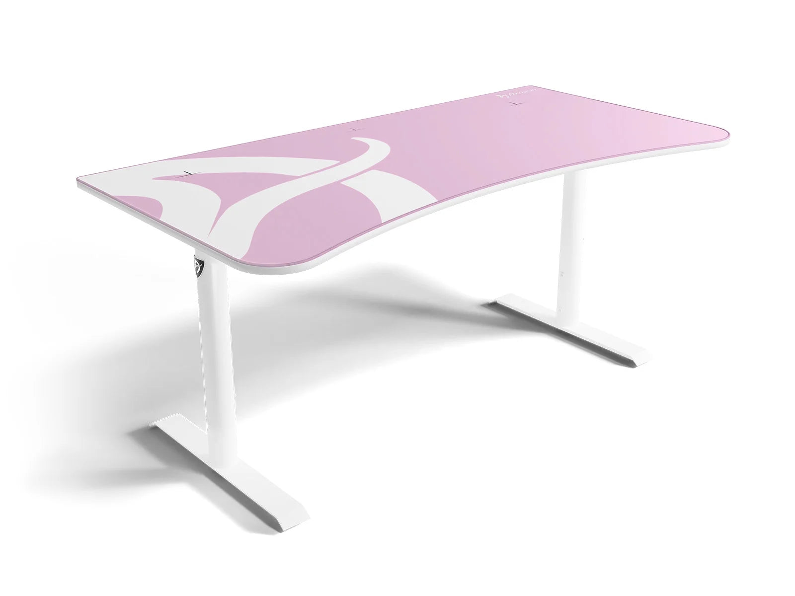 Arena Gaming Desk - White Pink