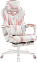 Level up your gaming setup with this adorable pink gaming chair! Perfect for girls and women, it features a reclining design, footrest, and even a massage function. Comfort meets style for the ultimate gaming experience! 🎮💖 #GamingChair #GamerGirl