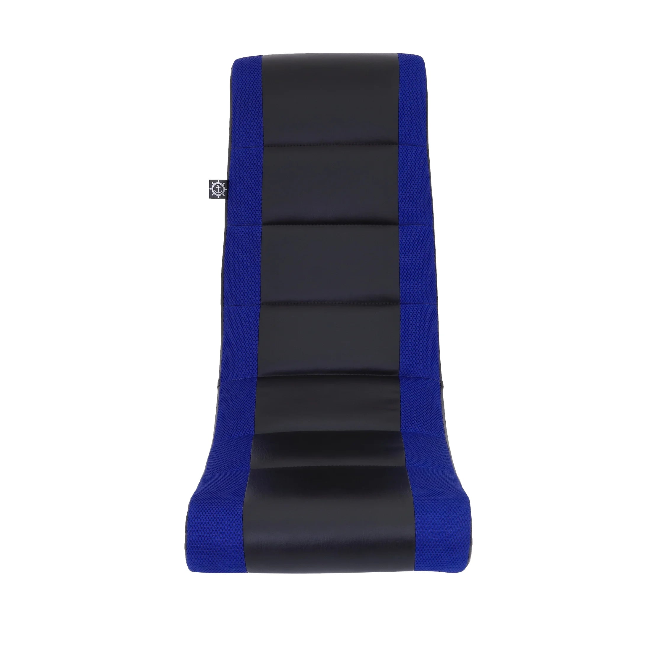 Level Up Your Gaming Experience with the Classic Video Rocker Floor Chair! Perfect for Kids & Teens in Stylish Black/Blue! 🎮🪑