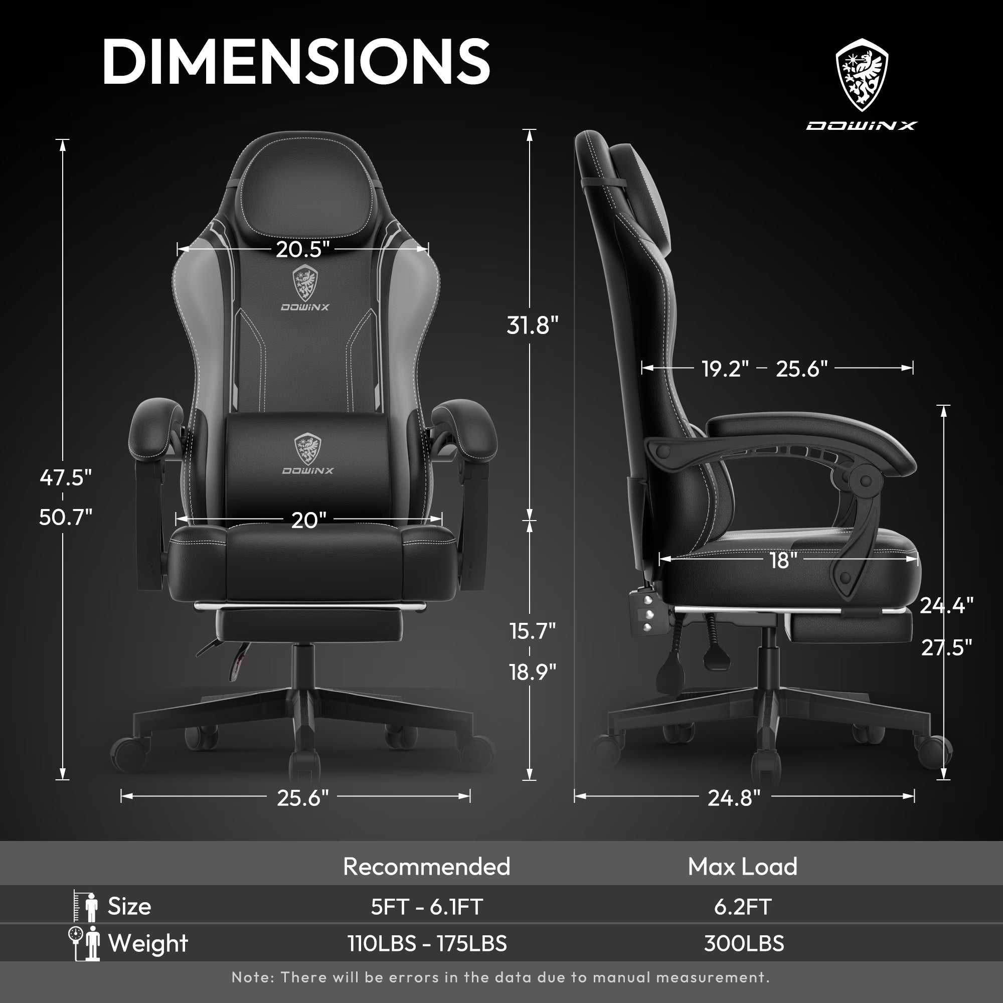 Level Up Your Comfort! 🎮✨ Ergonomic Gaming Chair with Massage Lumbar Support & Footrest - Perfect for Office & Gaming! 💺💪 #GamingChair #Comfort #Ergonomics
