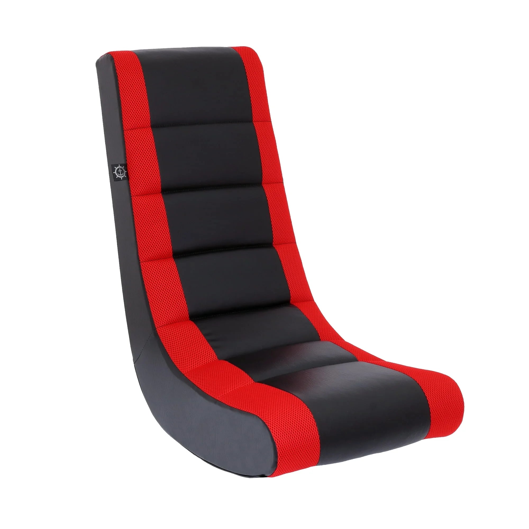 Level up your gaming experience with the Classic Video Rocker Floor Chair! Perfect for kids and teens, featuring stylish PU faux leather and breathable polyester mesh in sleek black and red. 🎮🔥 #GamingChair #KidsGaming