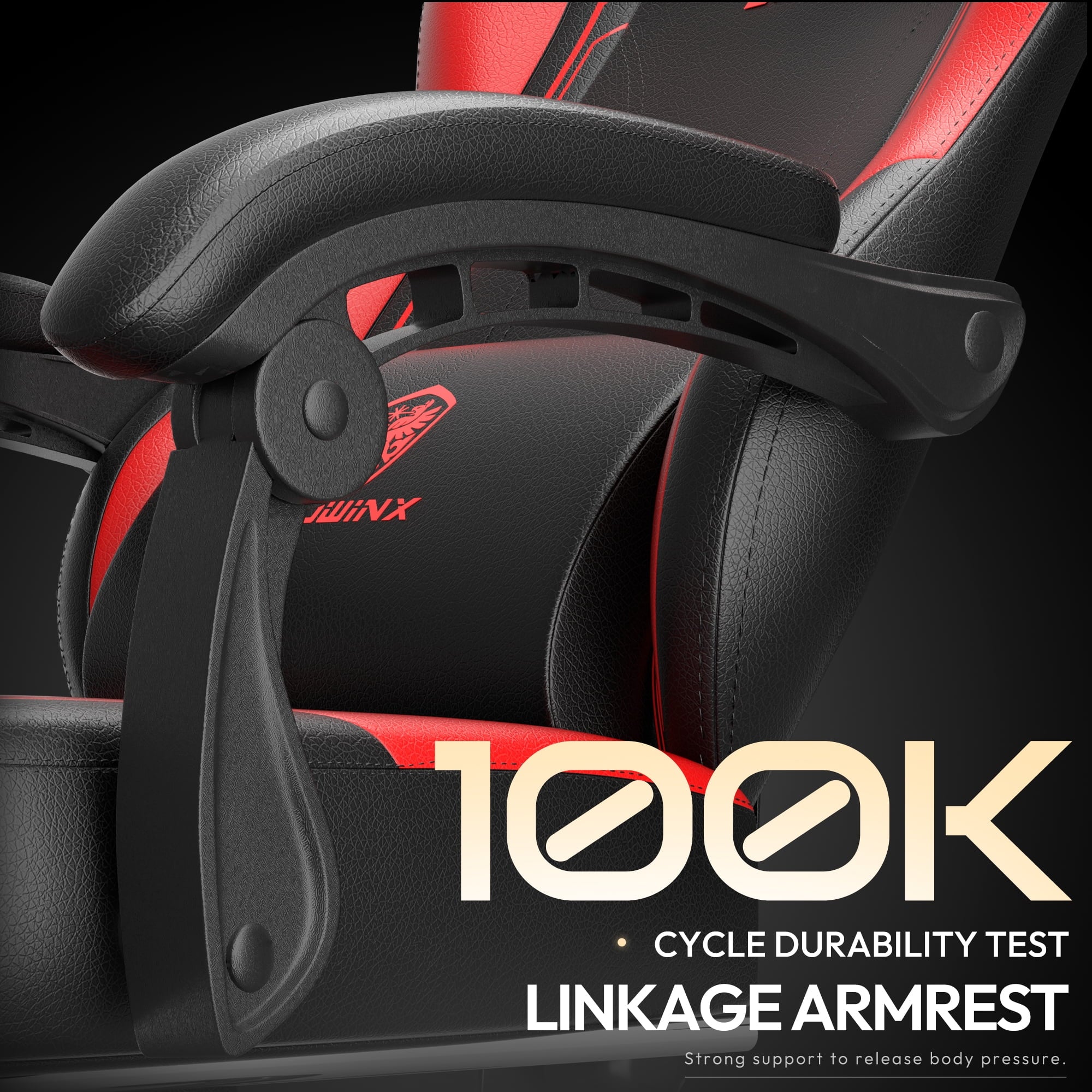 Level Up Your Comfort! 🎮🪑 Ergonomic Gaming Chair with Footrest & Massage Support - Perfect for Office & Gaming Sessions! Red Hot Style! 🔥 300LBS Capacity!