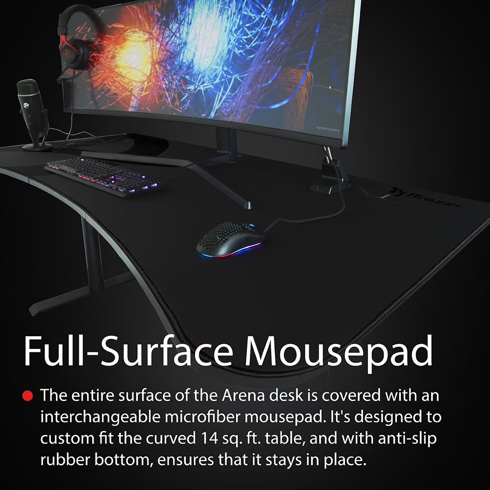 Arena Gaming Desk - Dark Grey