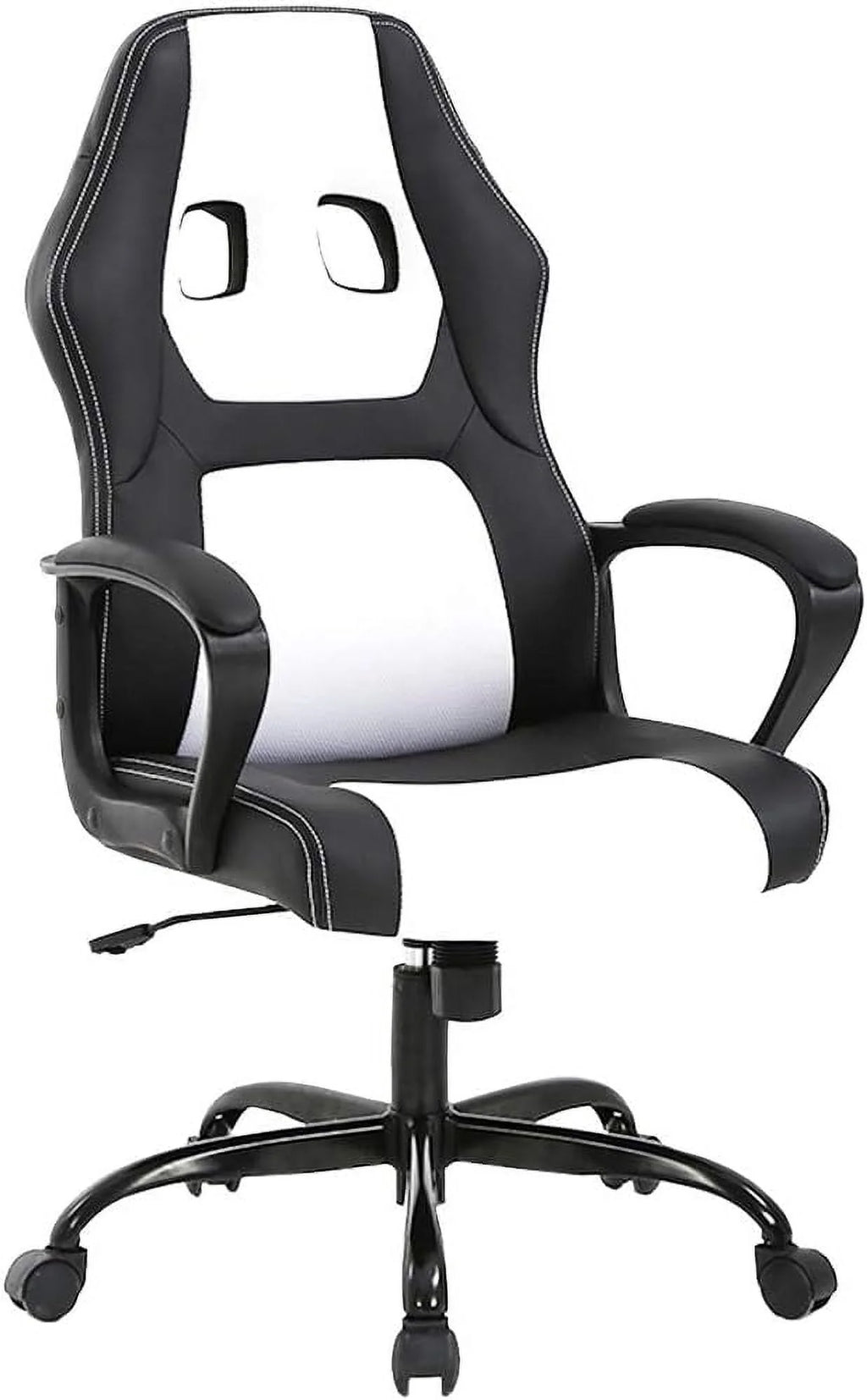 Upgrade your gaming experience with our stylish White PU Leather & Mesh Racing Chair! 🏎️💨 Enjoy ultimate comfort and support while you play! #GamingChair #RacingStyle