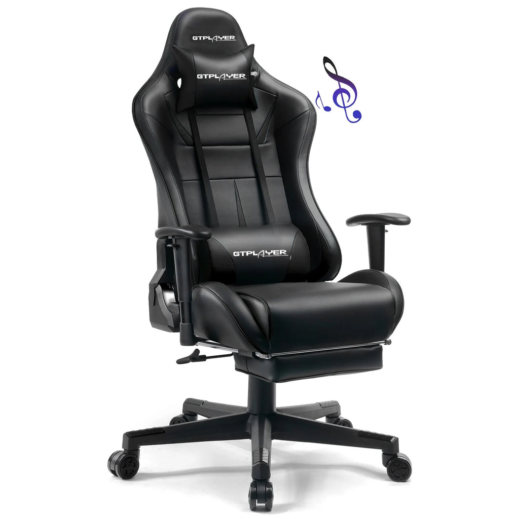 Transform Your Gaming Setup with the GTRACING Music Gaming Chair! 🎮🪑 Experience ultimate comfort and style with its ergonomic design and cozy footrest! #GTRACING #GamingChair #LevelUpYourGame