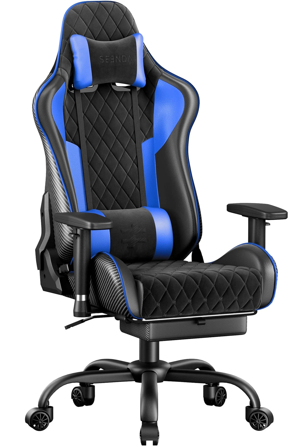Gcpro-10 Gaming Chair, Big and Tall Video Game Chair with Footrest, High Back Ergonomic Computer Desk Chair Height Adjustable with Headrest and Lumbar Support