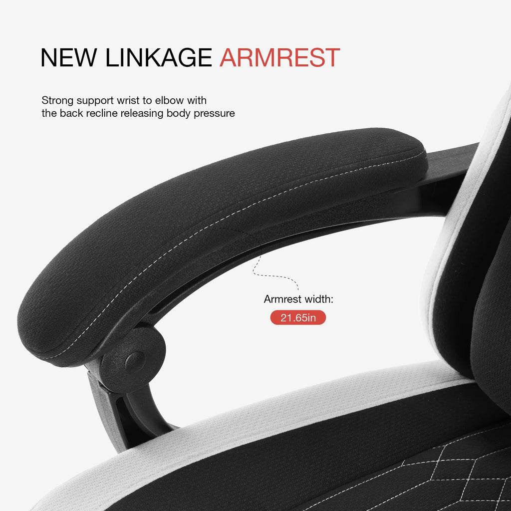 Gaming Chair, Office Chair High Back Computer Chair Executive Ergonomic Adjustable Swivel Task Chair, Black